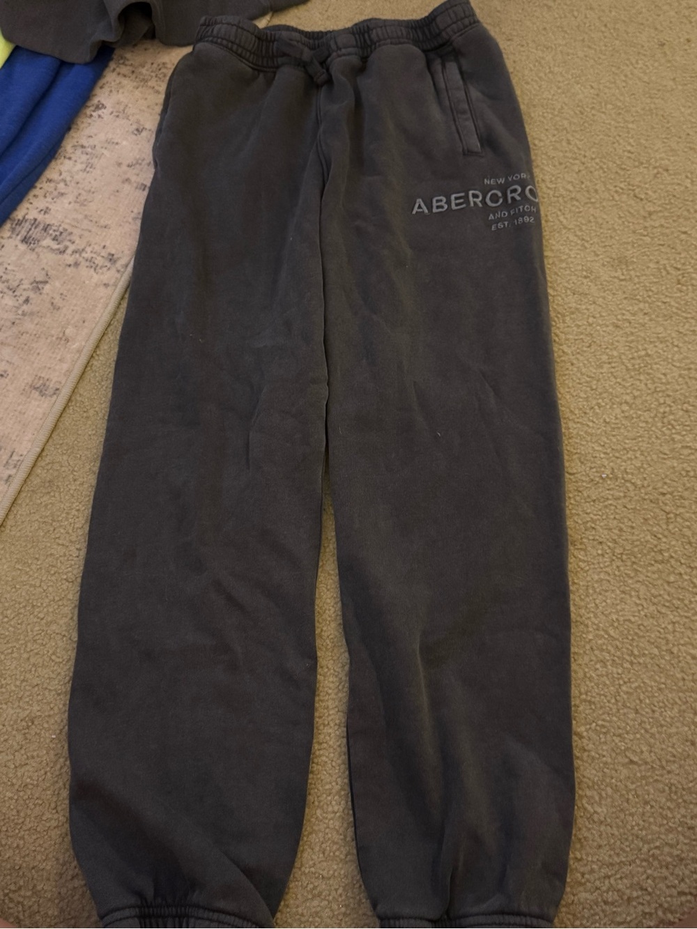 Abercrombie & Fitch Kids Charcoal Sweatpants - Dark Gray